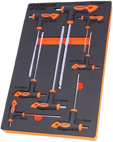 Franklin 8 pce Long Hexagon T Handle Set