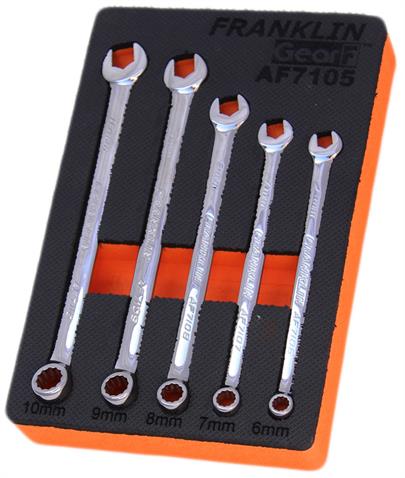 Gear F Grip 4+ 5 pce 12 pt XL Combination Spanner Set