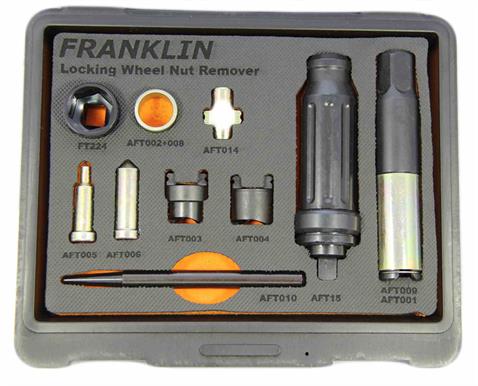 Franklin Impact Wheel Nut Removal Set + Driver