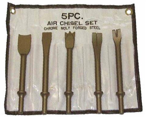 PCL 5 pce Air Chisel Set