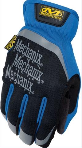 Fast Fit Blue Large Mechanix Glove