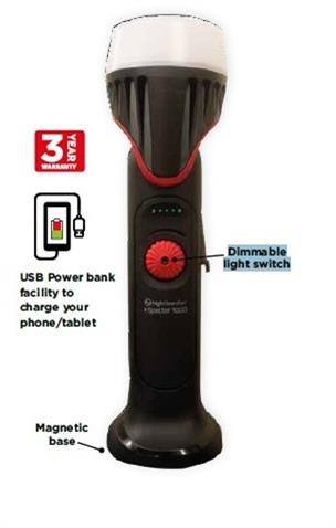 Nightsearcher i-Spector Rechargeable Inspection light 1000Lumens