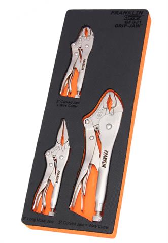 Gear F 3 pce Grip-Jaw Plier Set