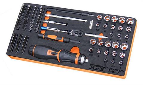 Gear F 106pce Master Screwdriver and Mini Ratchet Set 1/4&quot;dr