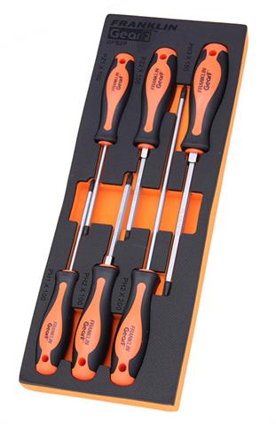 Gear F 6 pce Phillips & Pozi S2 PRO Screwdriver Set