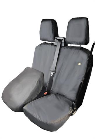 Ford Transit Custom Double Seat Cover Black