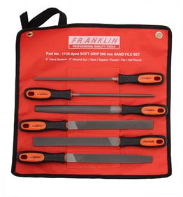 Franklin 6 pce Hand File Set 200mm / 8&quot;