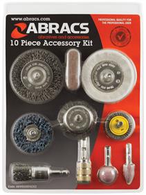 Abracs 10pce Quick Change Accessory Kit