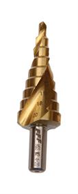 4-20mm TiN coat STEP DRILL - 9 Sizes