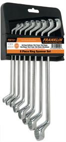 Franklin 8 pce 12 pt Ring Spanner Set