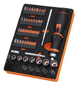 Gear F 59pce Multidrive Socket and Ratchet Screwdriver Set 1/4&quot;dr