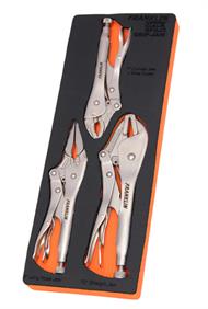 Gear F 3 pce Grip Jaw Plier Set