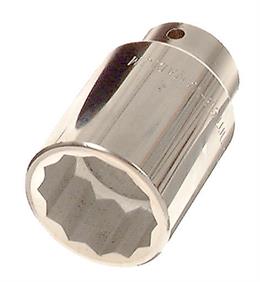 Franklin 12 pt Bi-Hex Deep Plated Socket 1/2&quot; dr 36mm