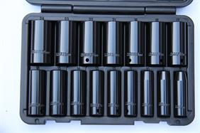 Franklin 16 pce 6 pt Deep Impact Socket Set 3/8&quot; dr