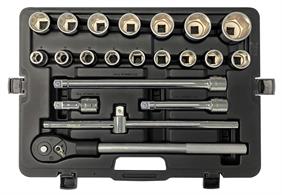 Franklin 21pce 6pt Socket Set 3/4&quot; dr